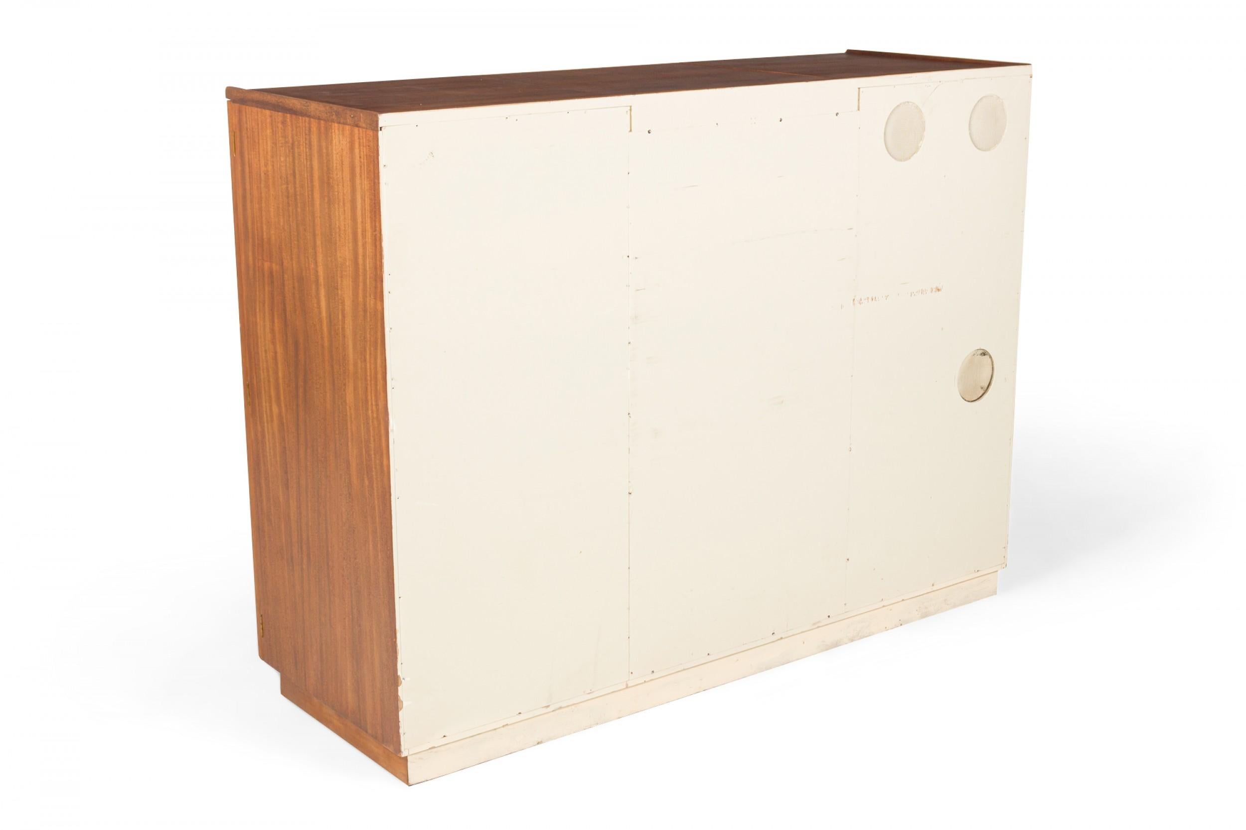 Mid-Century Modern Edward J Wormley for Dunbar Furniture Walnut Chifferobe / Dressing Cabinet For Sale