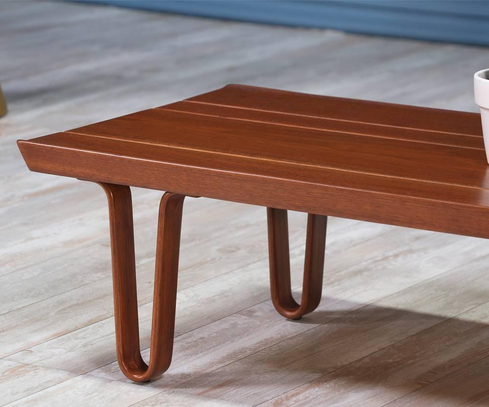 Laminated Edward J. Wormley Long John Bench Coffee Table