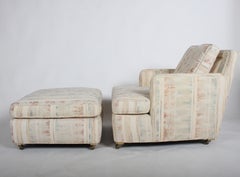 Edward J. Wormley Lounge Chair and Ottoman circa 1950s for Dunbar