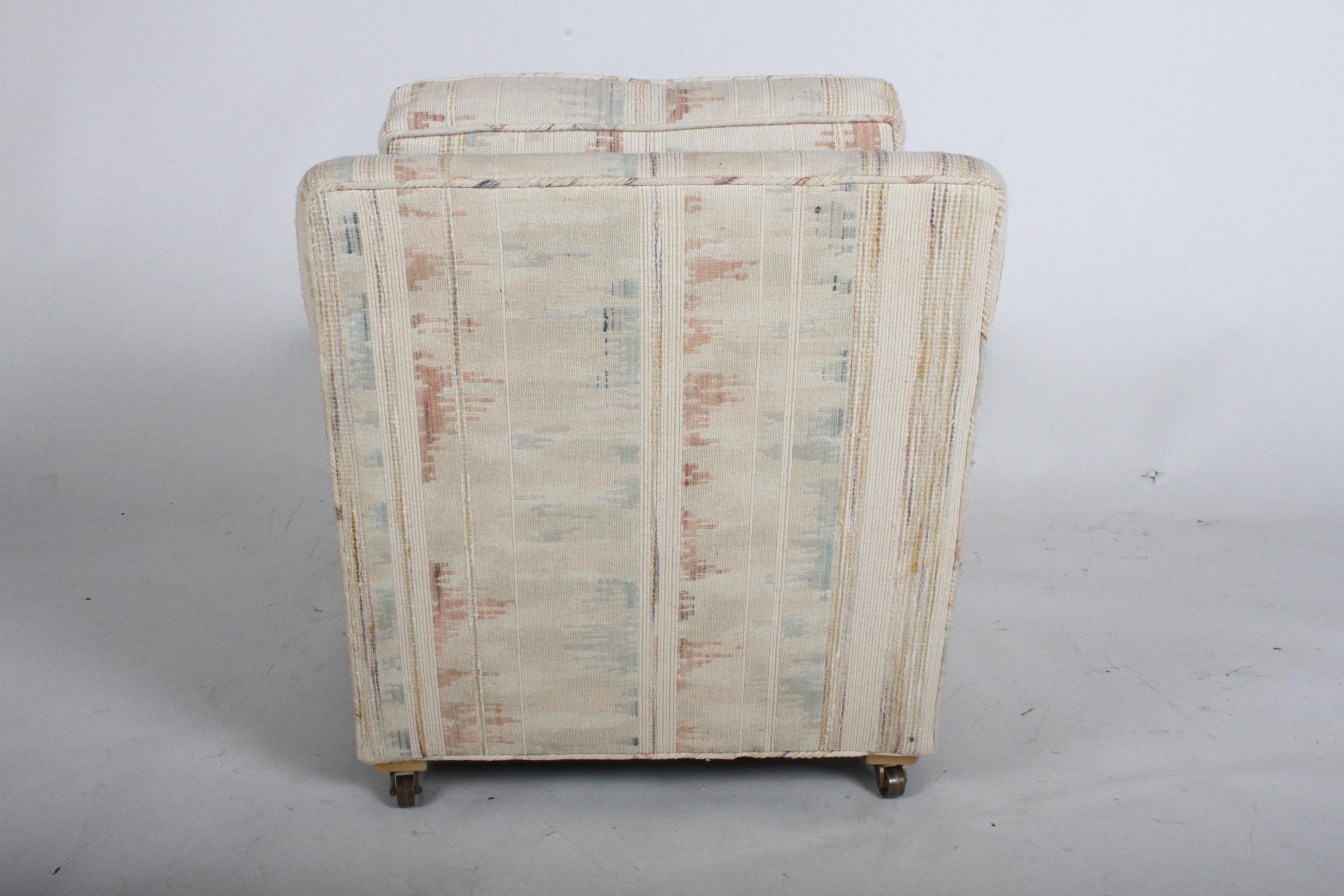 Tissu d'ameublement Chaise longue et pouf Edward J. Wormley, vers les années 1950, pour Dunbar en vente