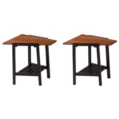 Edward J. Wormley Model-5593 Two-Tier Side Tables for Dunbar