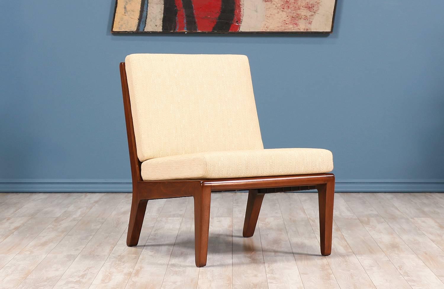 Mid-Century Modern Edward J. Wormley “Precedent” Slipper Lounge Chair for Drexel