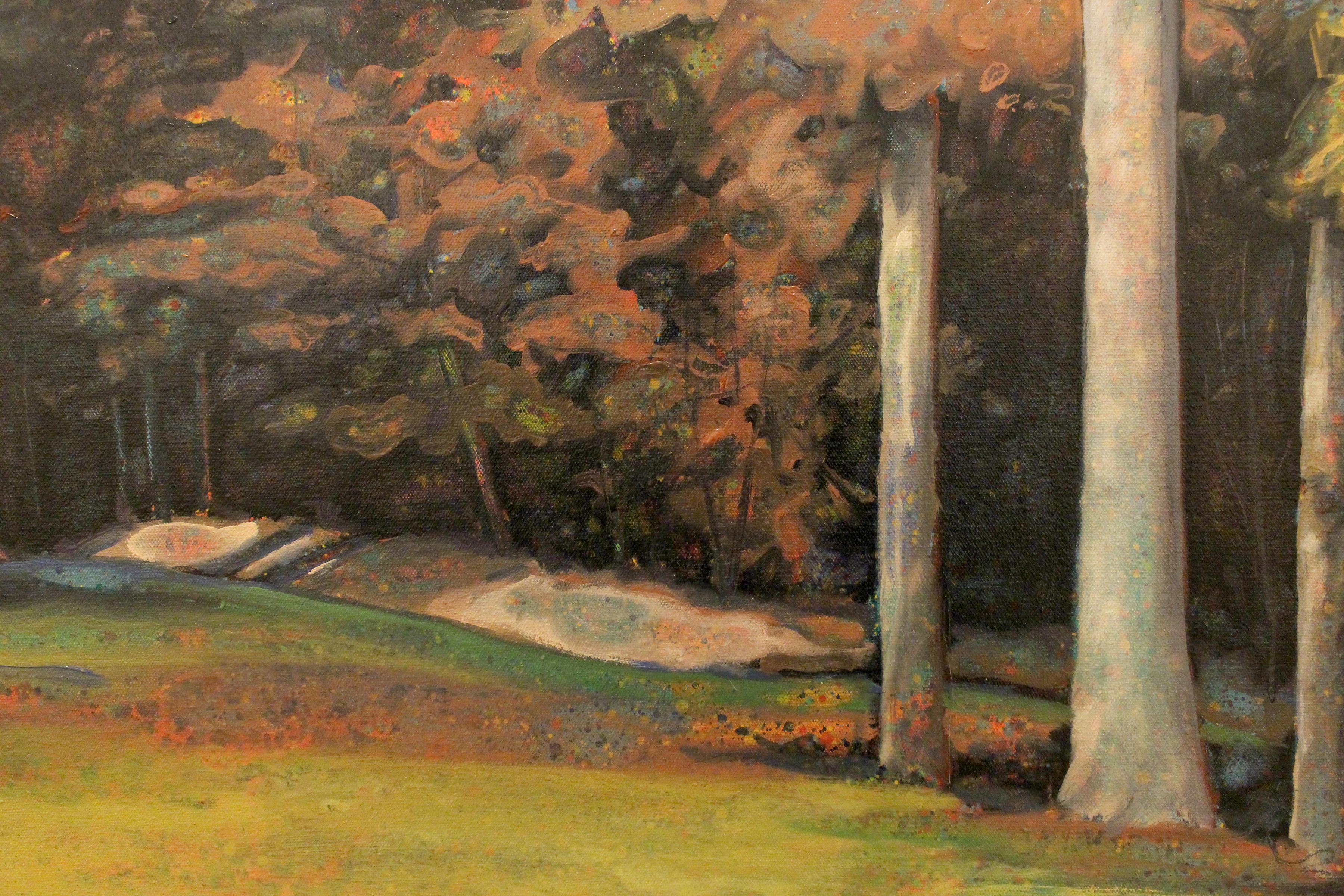 Trees - Contemporary Painting by Edward Kellogg