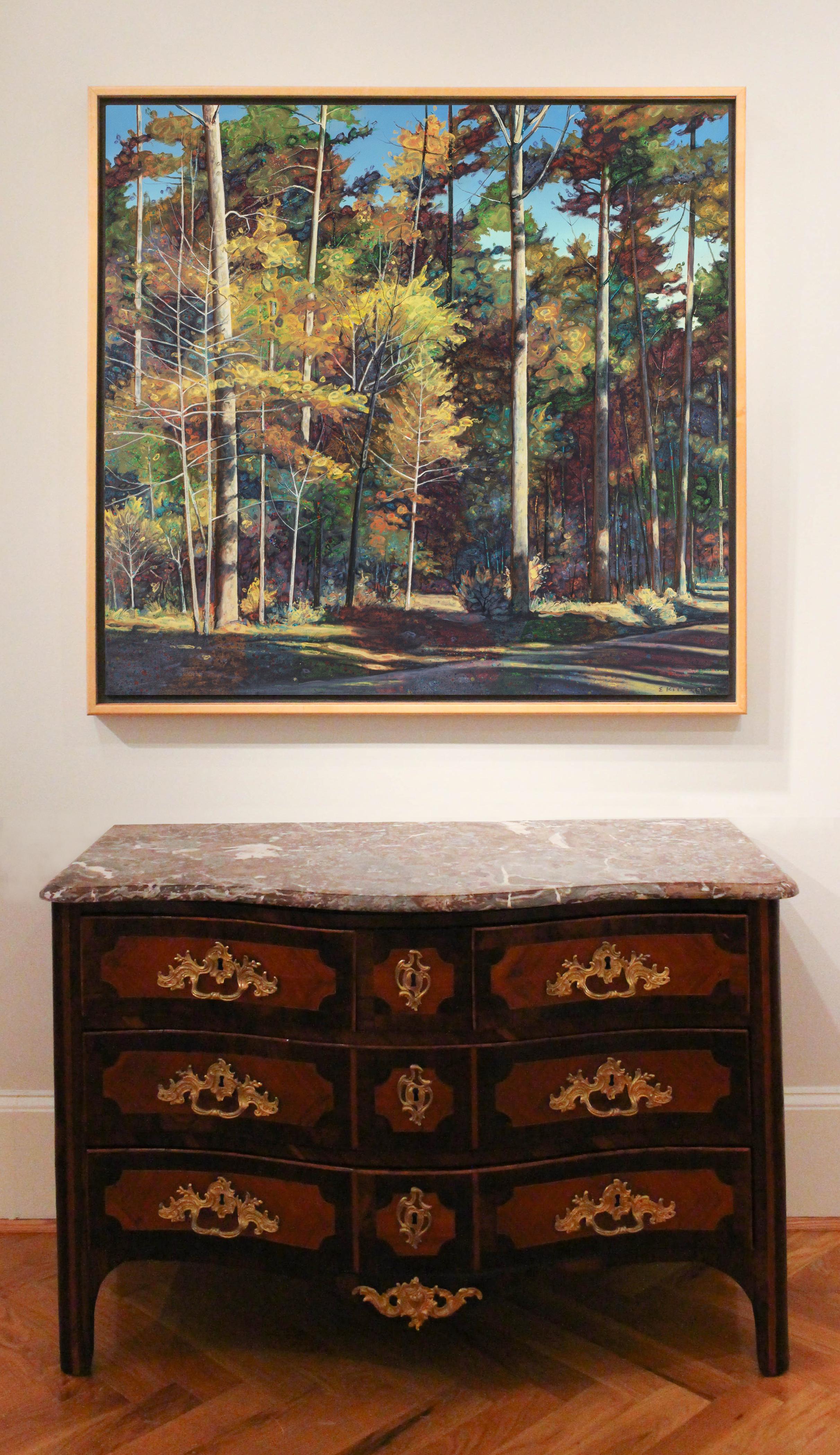 Woods at Chickamauga - Painting by Edward Kellogg