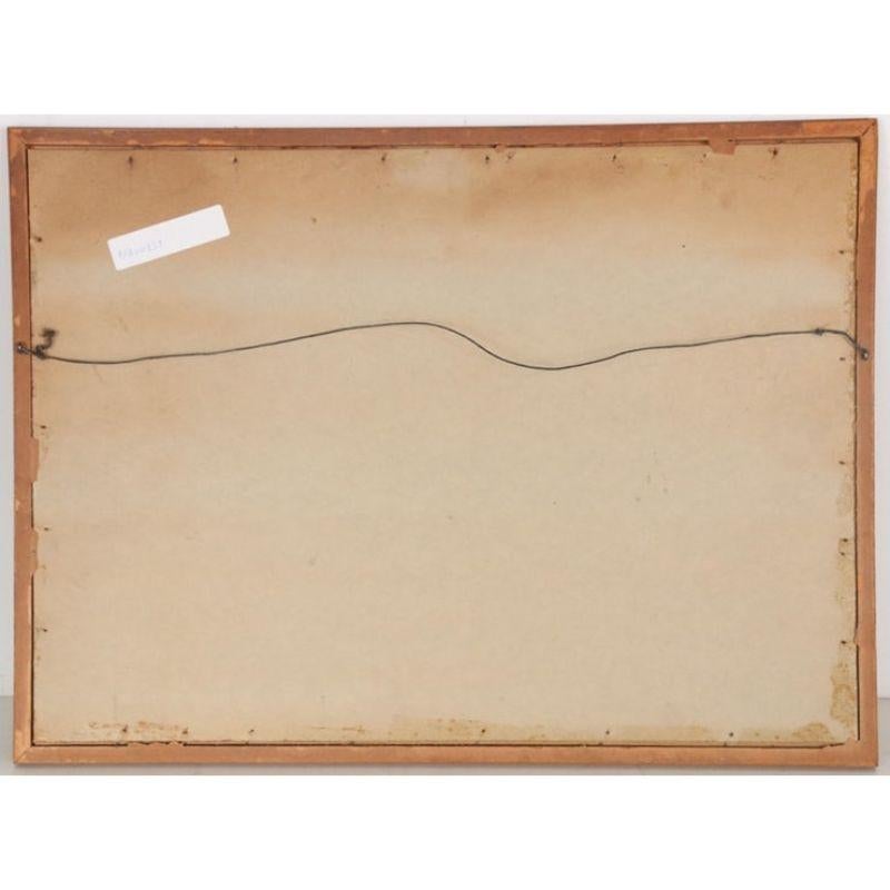 Edward King Acuarela coloreada a mano c1929 
