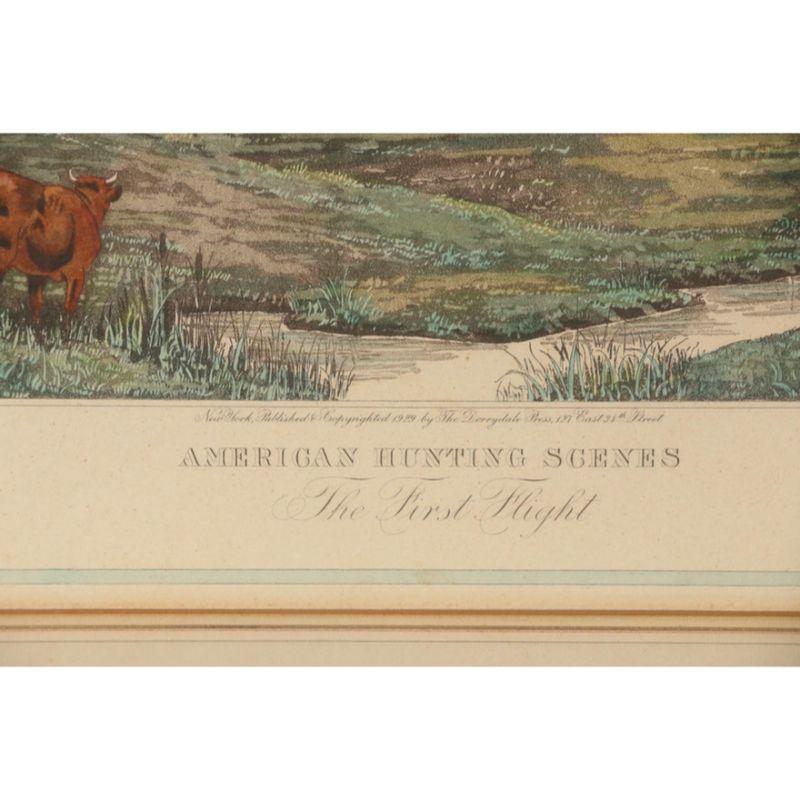Edward King Acuarela coloreada a mano c1929 