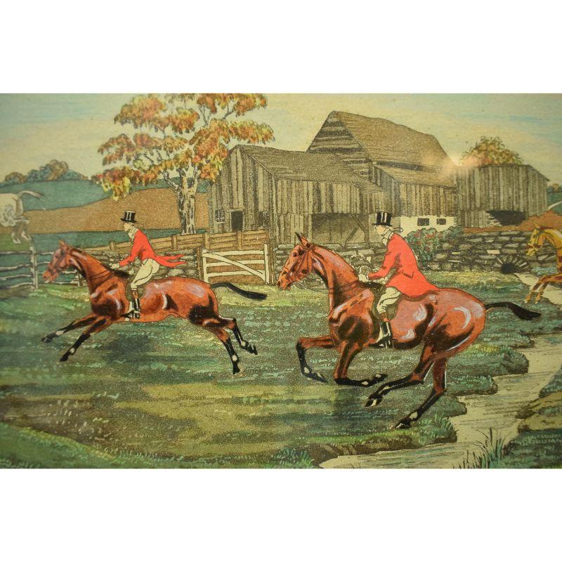 Edward King Acuarela coloreada a mano c1929 