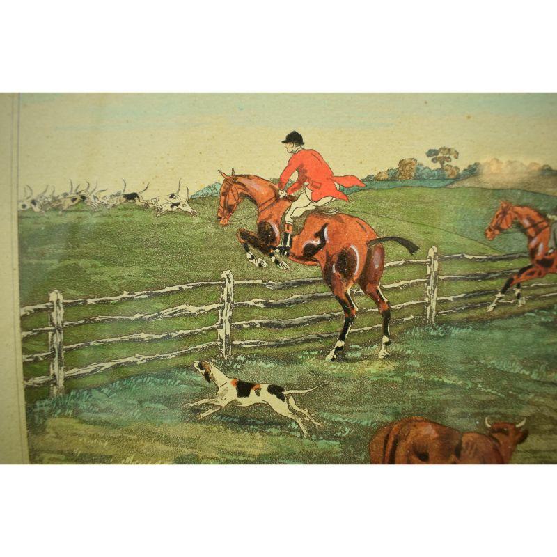 Edward King Acuarela coloreada a mano c1929 