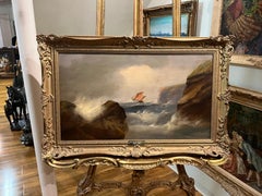 OLD MASTER Edward Redmore OIL PAINTING High Quality 19th CENTURY Gold Gilt Frame