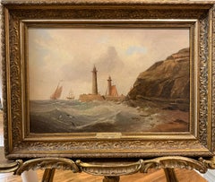 OLD MASTER Edward Redmore OIL PAINTING High Quality 19th CENTURY Gold Gilt Frame