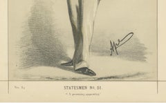 Edward Knatchbull-Hugessen – Vanity Fair Statesmen No. 51, Signed Ape, 1870