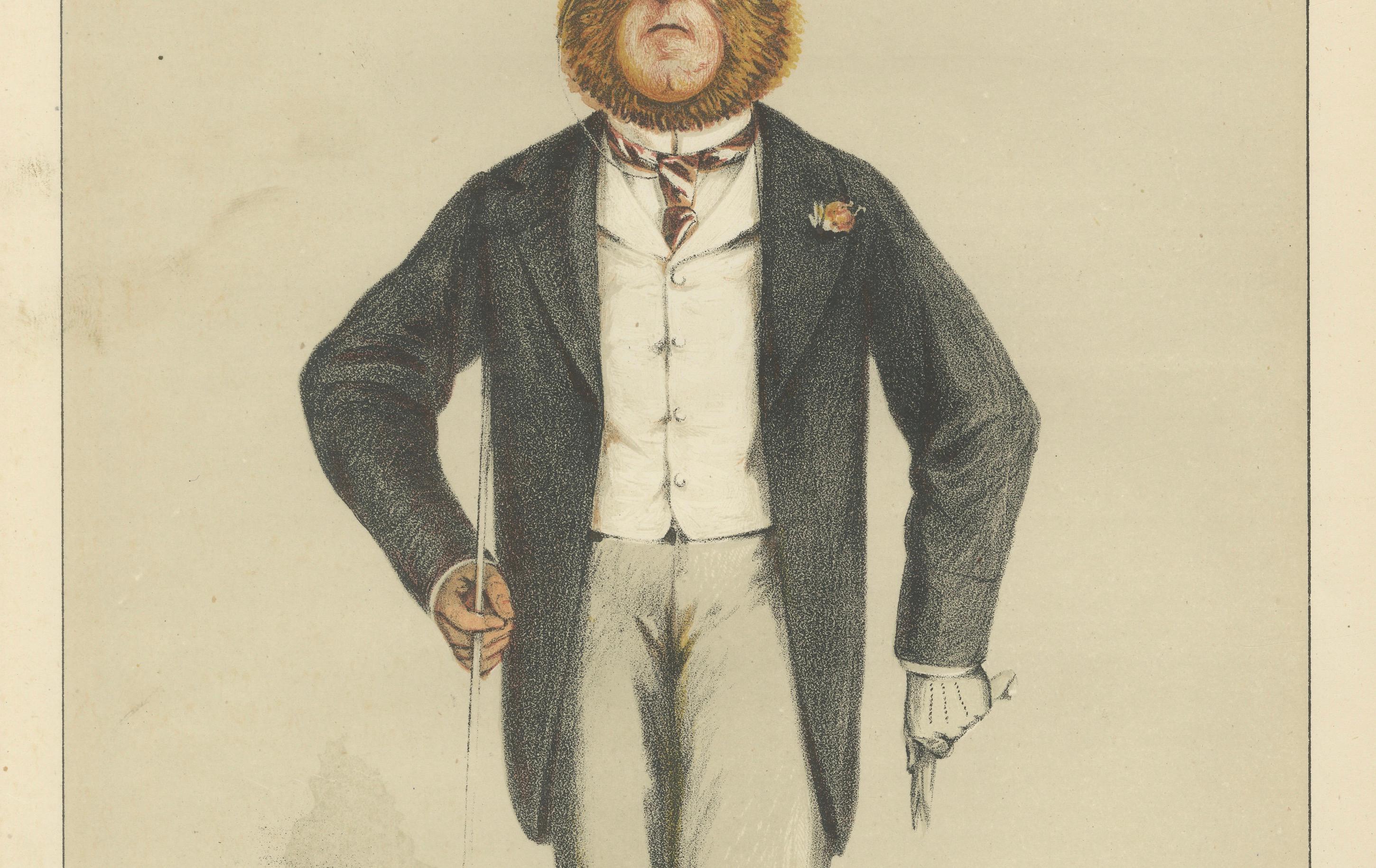 Edward Knatchbull-Hugessen – Vanity Fair Statesmen No. 51, Signed Ape, 1870
