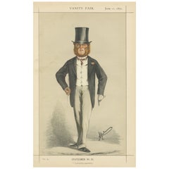 Edward Knatchbull-Hugessen – Vanity Fair Statesmen No. 51, Signed Ape, 1870