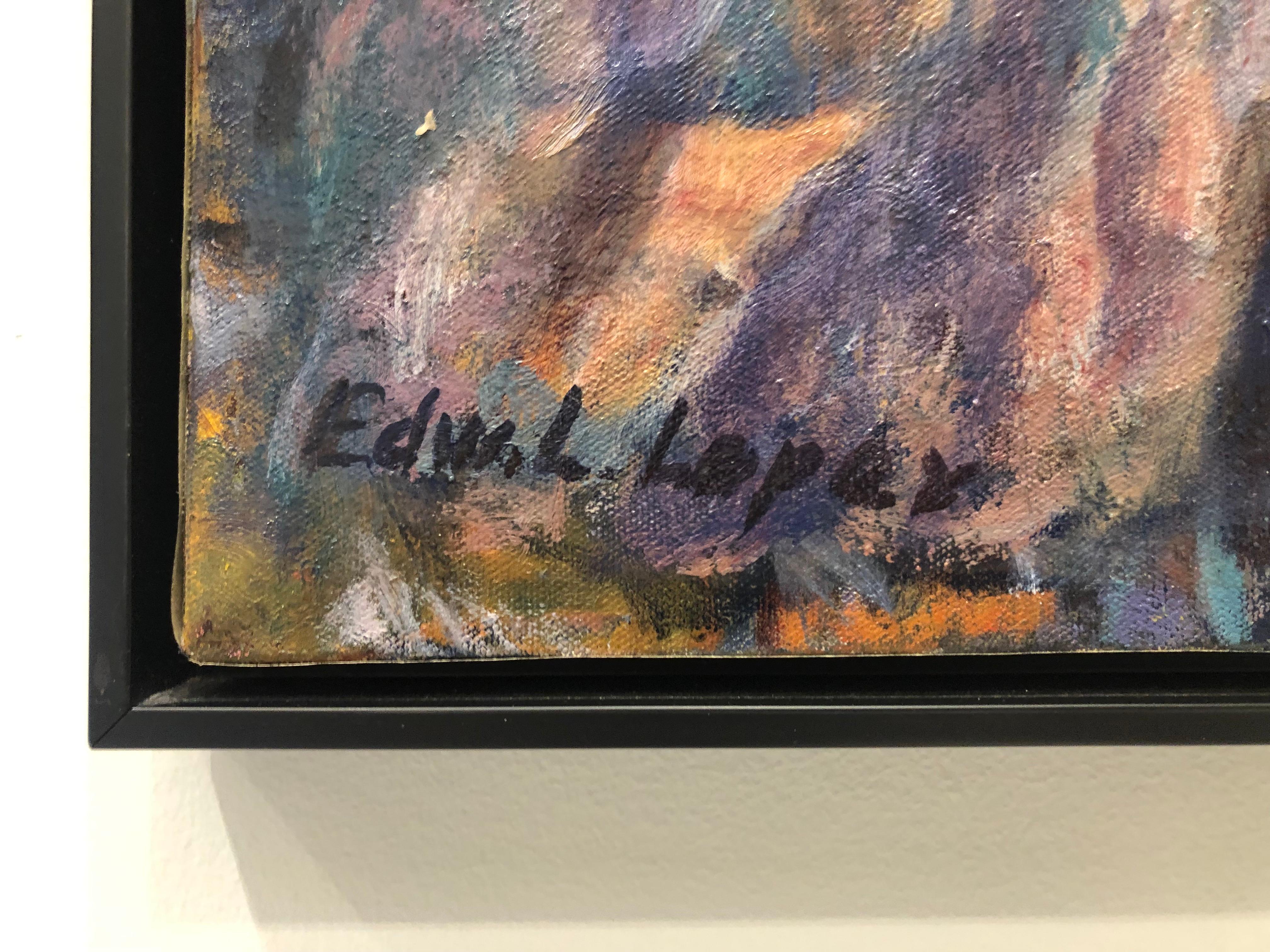 Reflection - Impressionist Painting by Edward L. Loper Sr