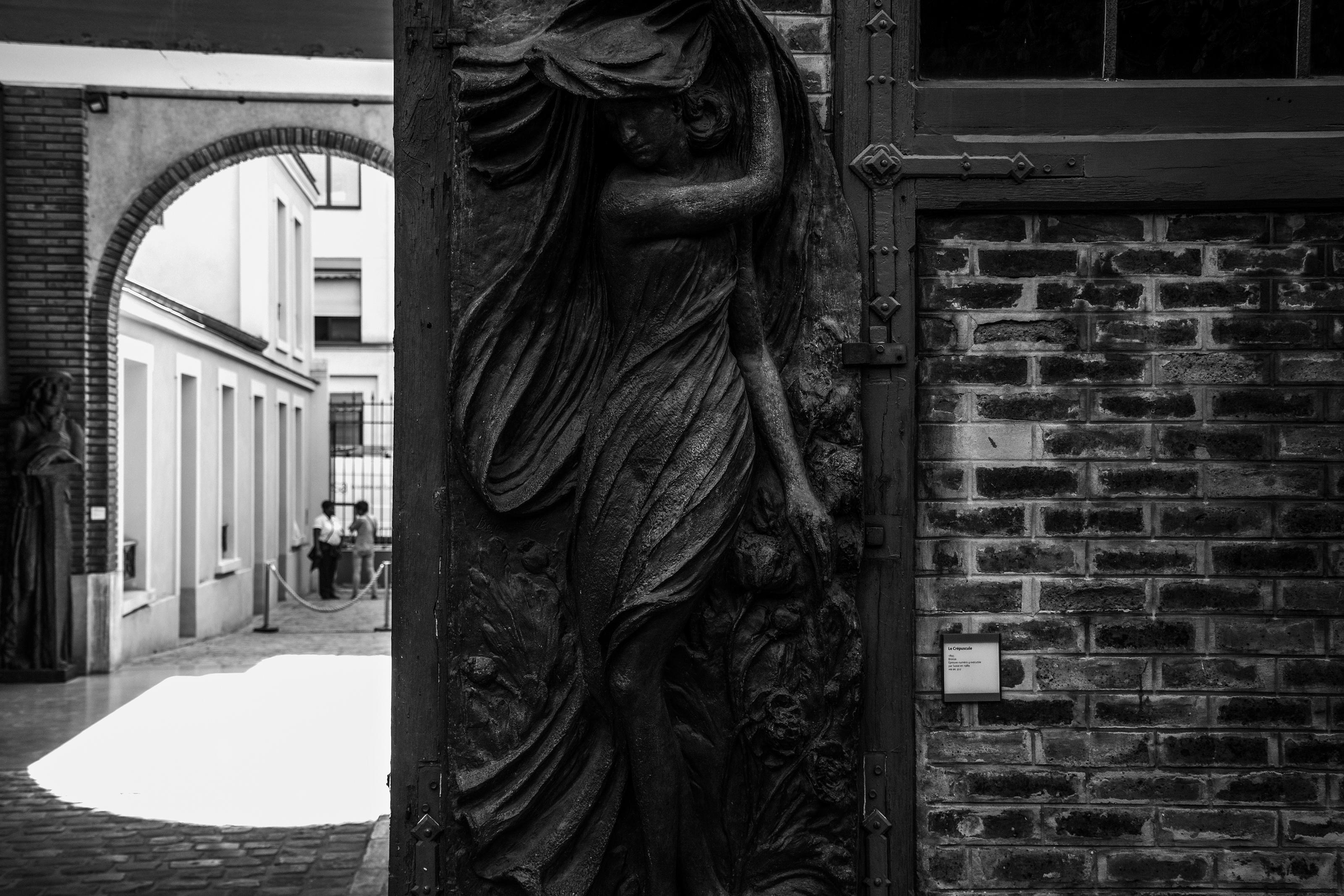 Edward L. Rubin Black and White Photograph - Bourdekke Entrance (black and white photograph limited edition)