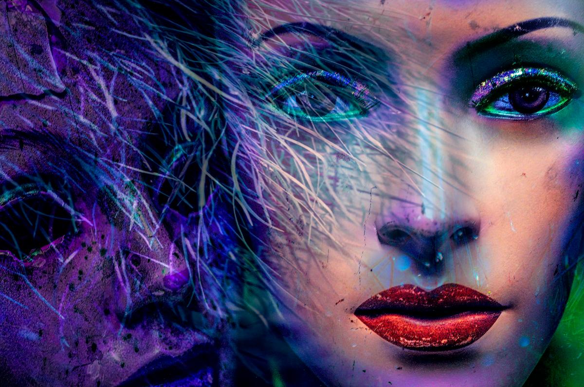 Edward L. Rubin Color Photograph – The UnCanny Valley 10 (gerahmt)