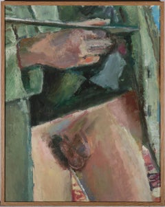 Edward Lewis (1936-2018) - Zeitgenössisches Öl, Männliche Form