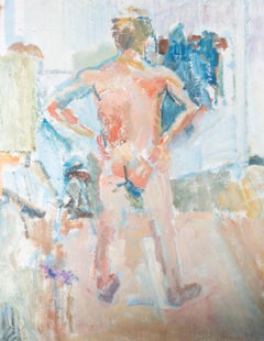 Edward Lewis (1936-2018) - Olio contemporaneo, A. Simon