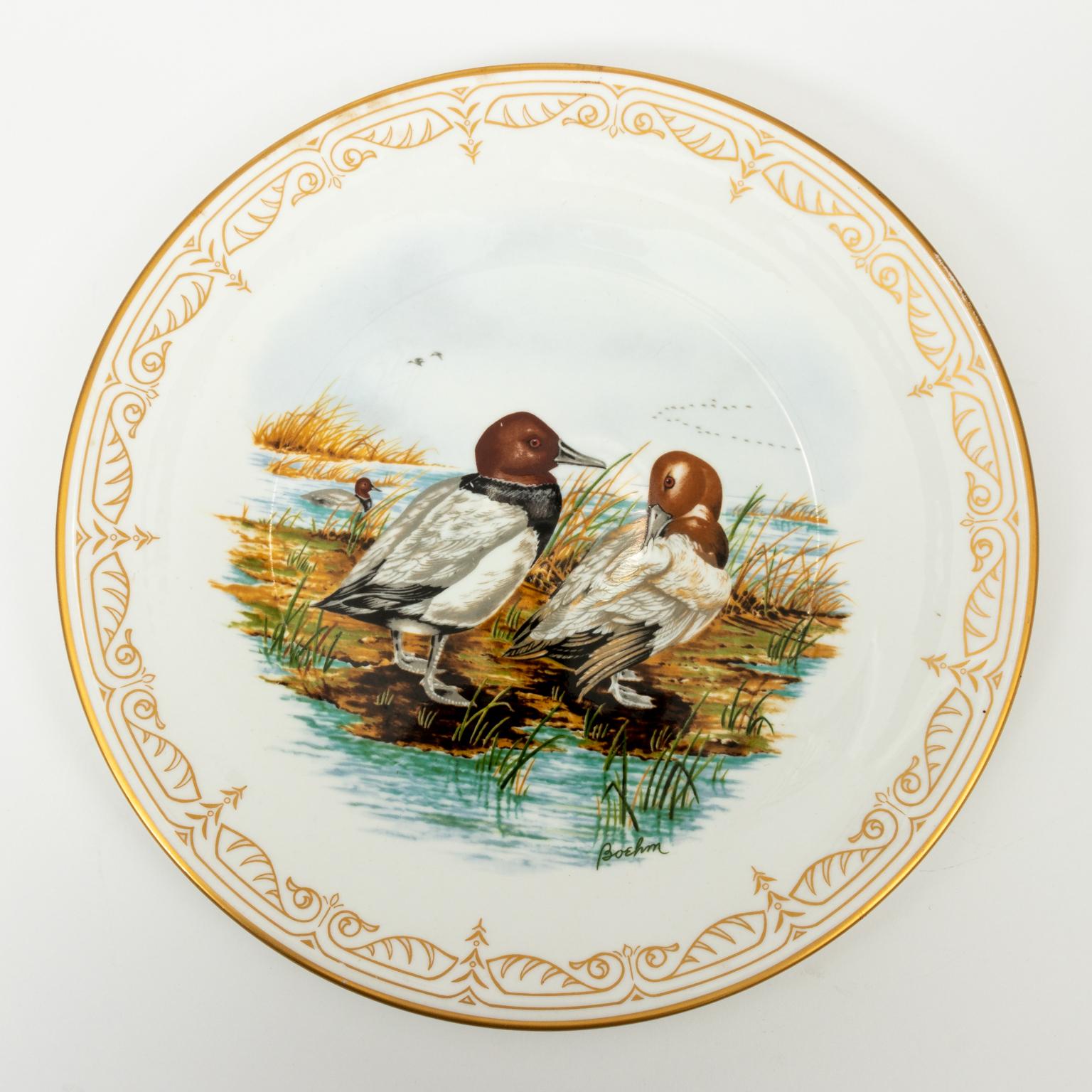 The Edward Marshall Boehm Water Bird Plate Collection Wood Ducks