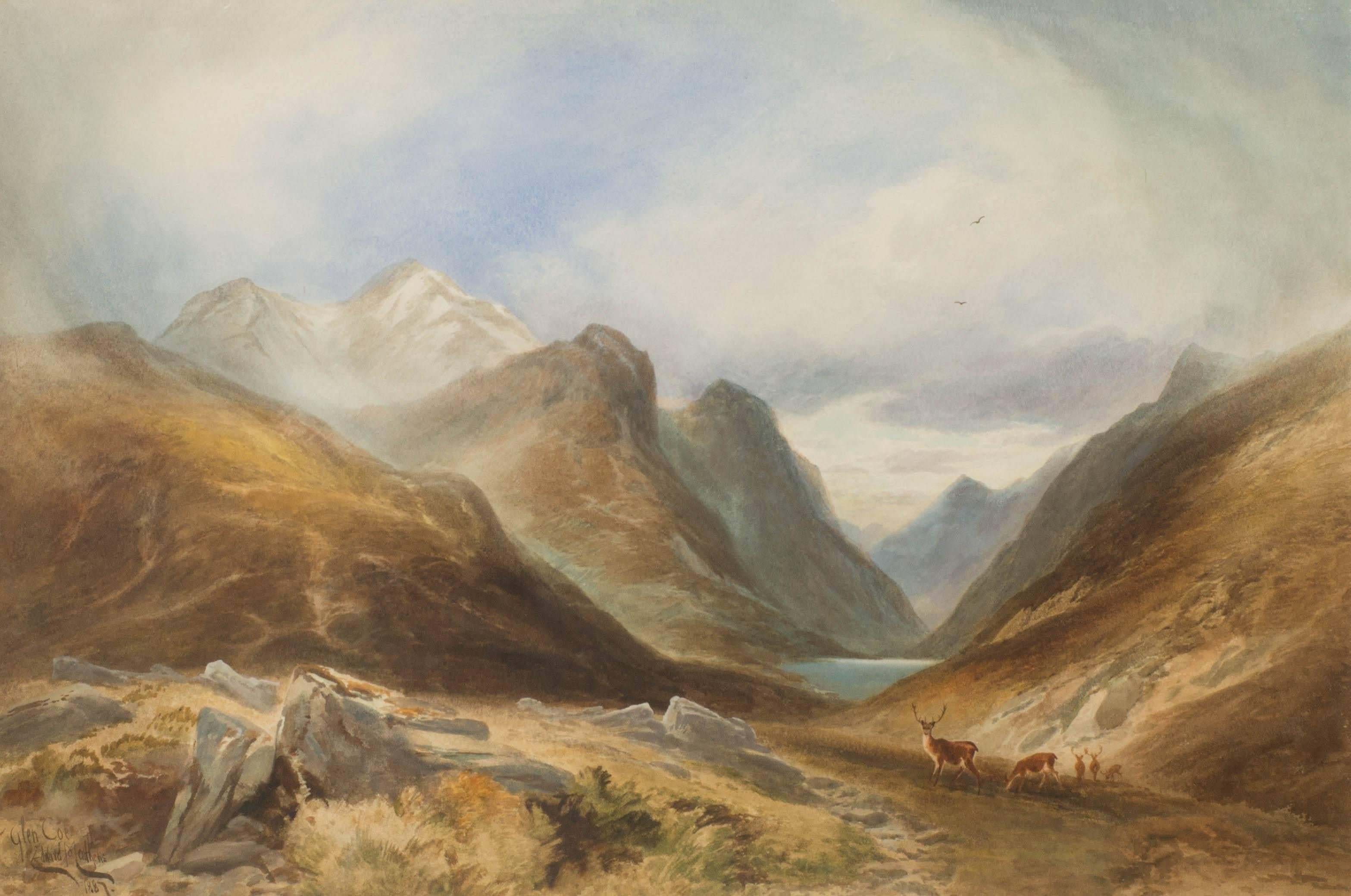Glen Coe - Painting by Edward Matthews
