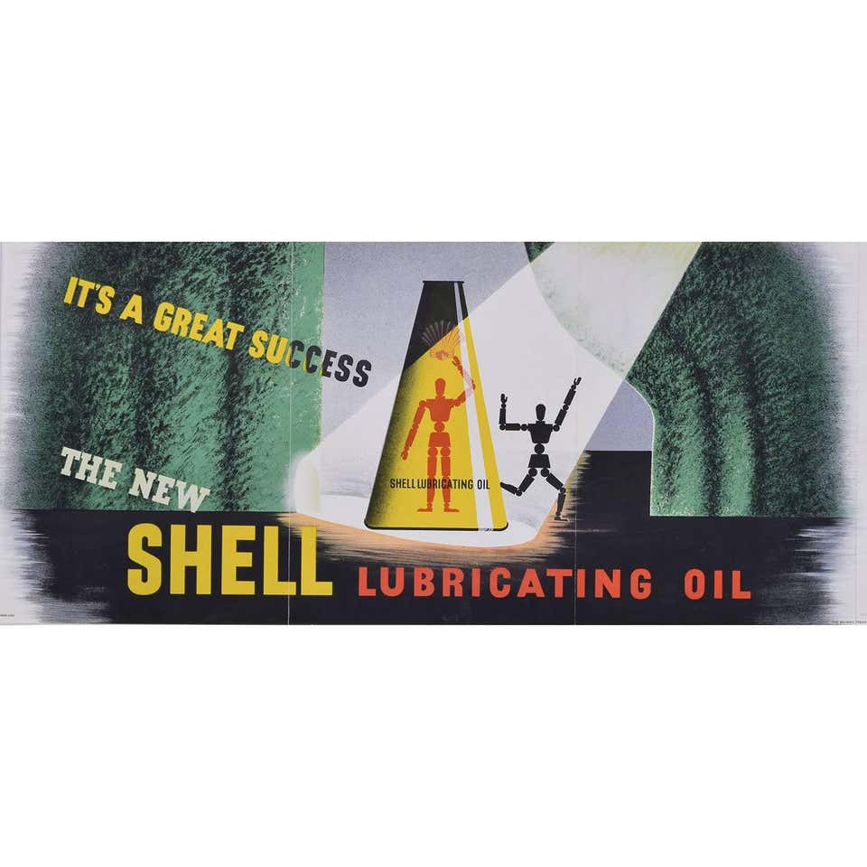 Shell Oil Poster - 13 For Sale on 1stDibs