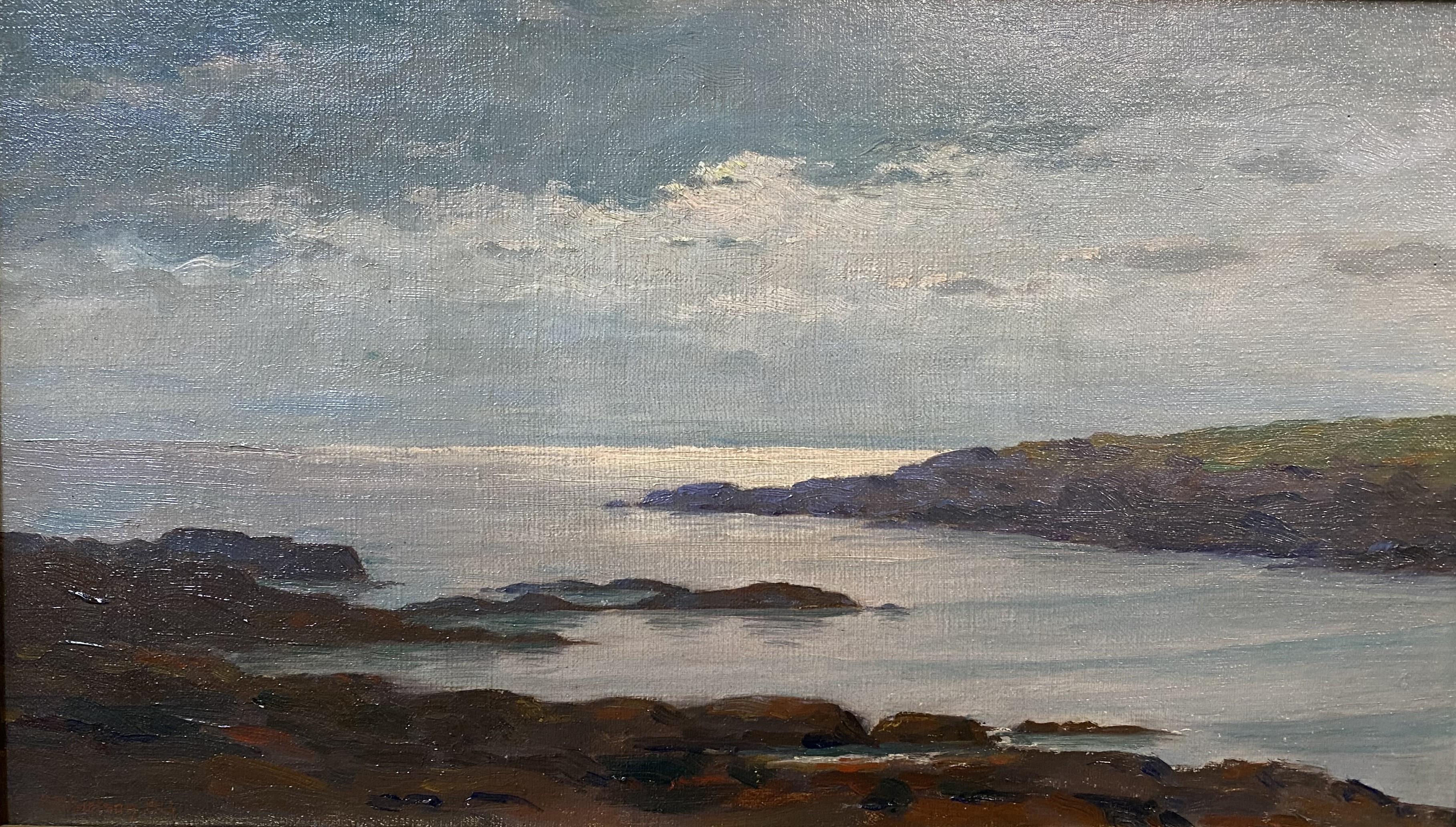 Cala Perkins en Ogunquit - Painting de Edward Meriam Stetson