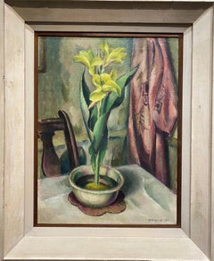 Yellow Canna Lillies, American Modernism, Still Life, c. 1922
