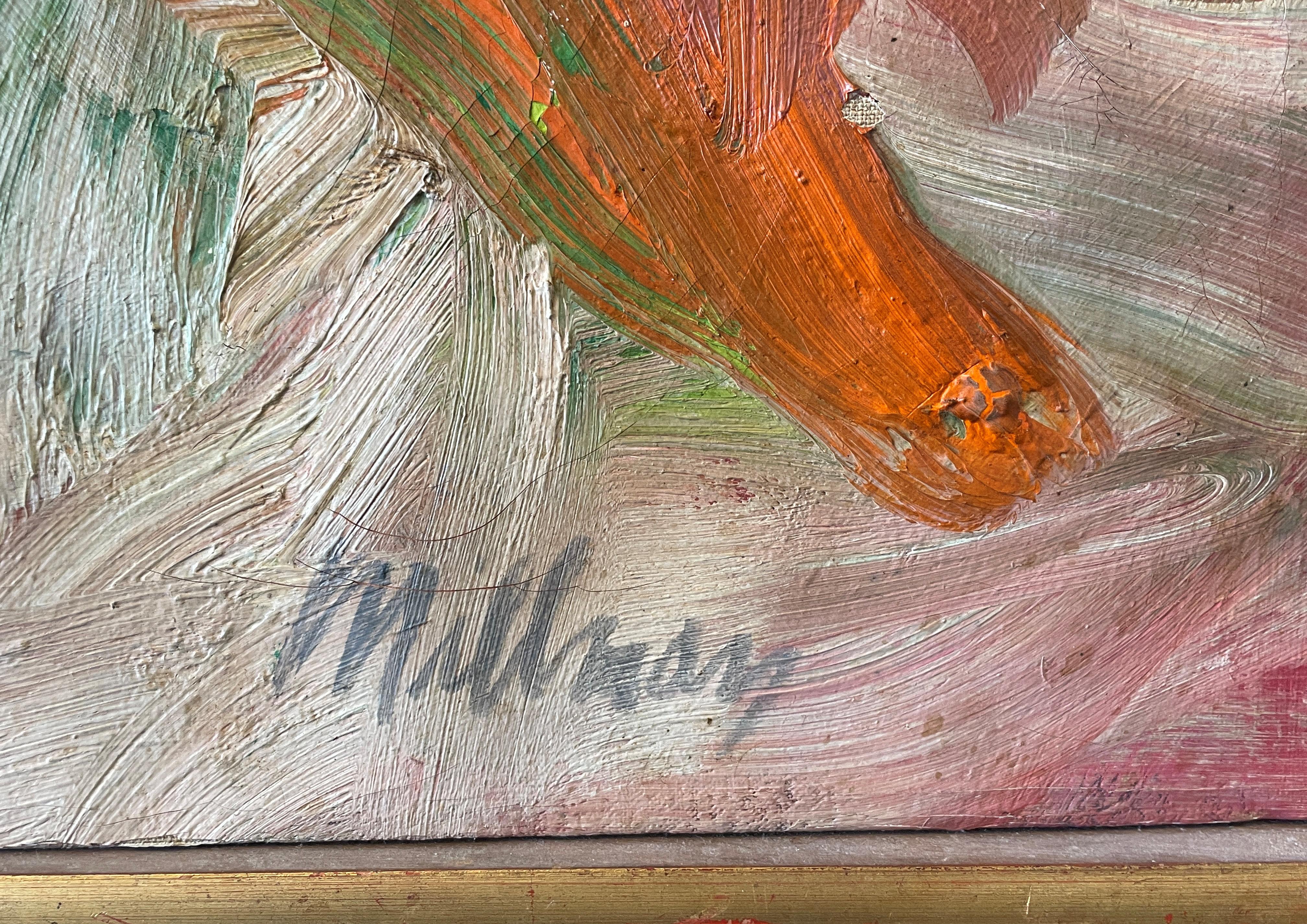 « Candélabre », Edward Millman, nature morte expressionniste abstraite colorée en vente 2