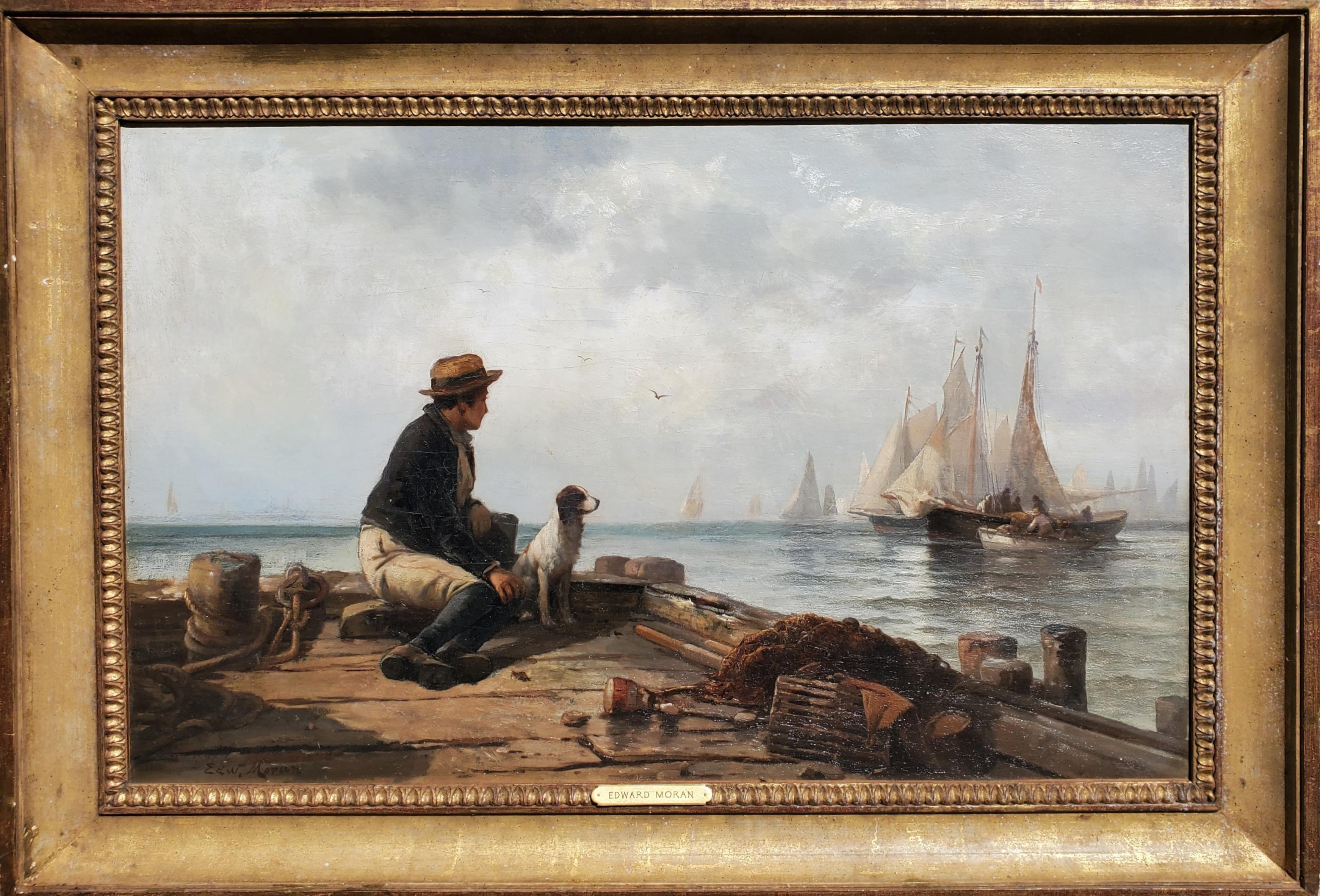 Entfernter Horizont – Painting von Edward Moran