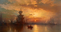 Tramonto sulla baia di New York, 1877