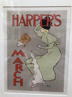 Harpers Magazine "March Hare" Maitres de l'Affiche