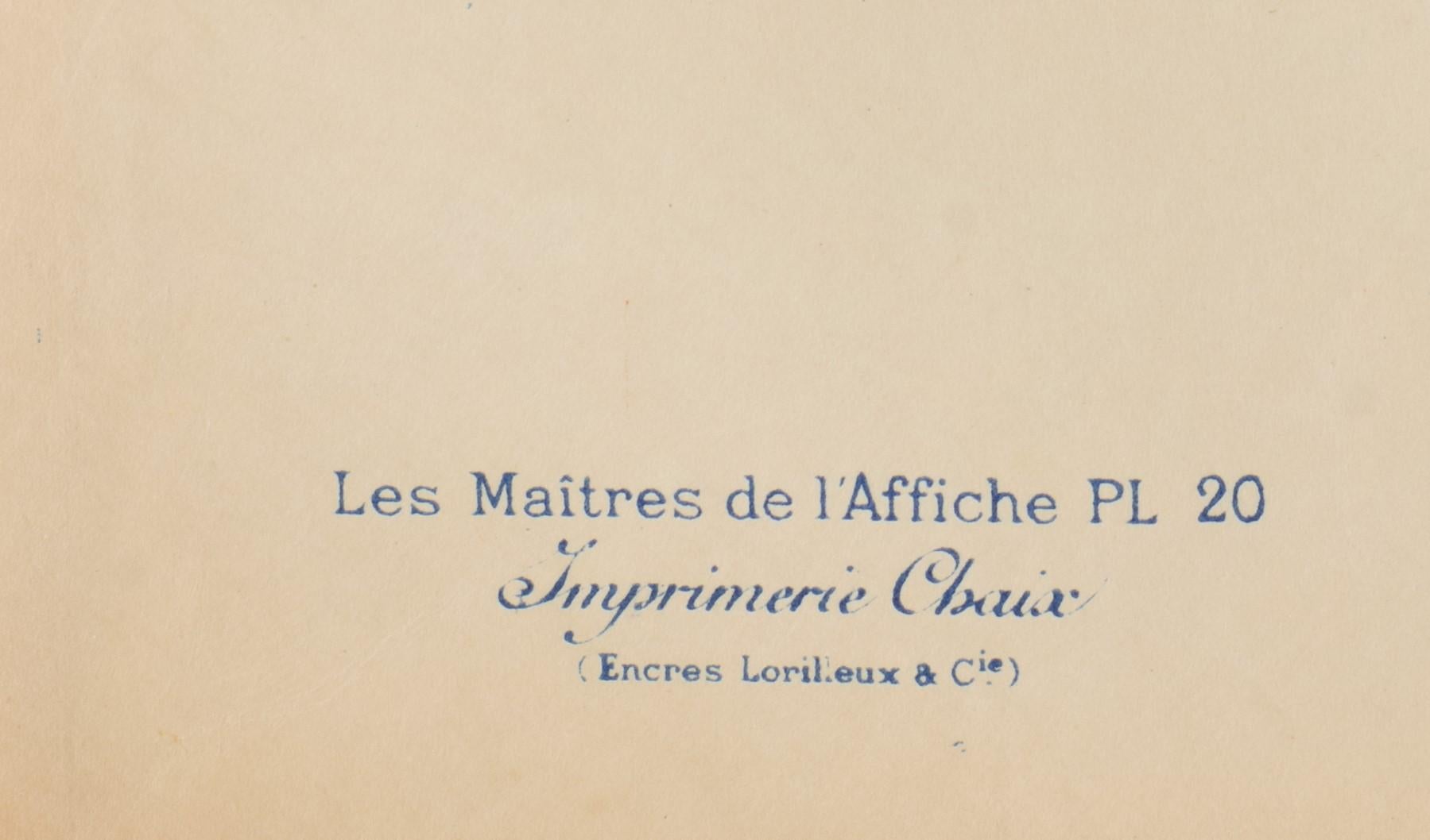 Harper's March (Plate 20) is an 1886 lithograph of Edward Penfield's poster, printed at Imprimerie Chaix by Jules Chéret and included in the famed collection of Belle  Époque posters 'Les Maîtres de l'Affiche.' From the deluxe edition of 100 printed