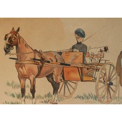"Meadow Brook Cart" by Edward Penfield