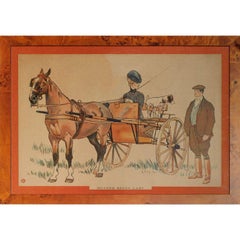 Antique "Meadow Brook Cart" by Edward Penfield