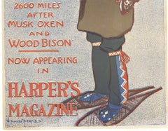 Original Harper's Magazine vintage poster by Edward Penfield, 1895