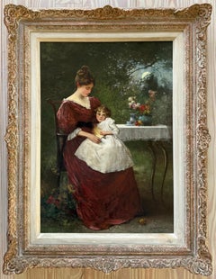 "Mutter und Child im Garten"