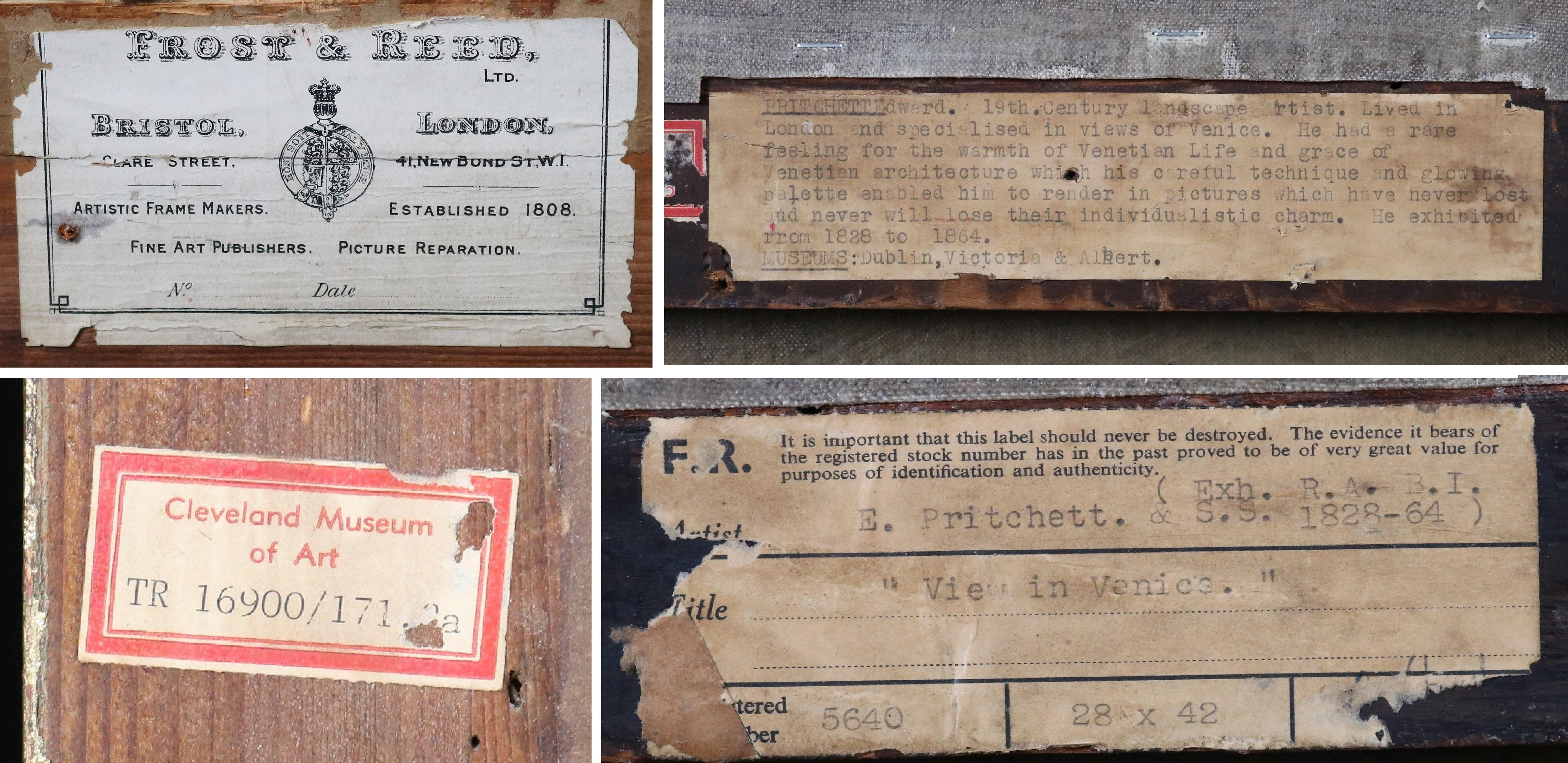 Der Canal Grande von St. Marks, Venedig - Großes Ölgemälde aus dem 19. im Angebot 8