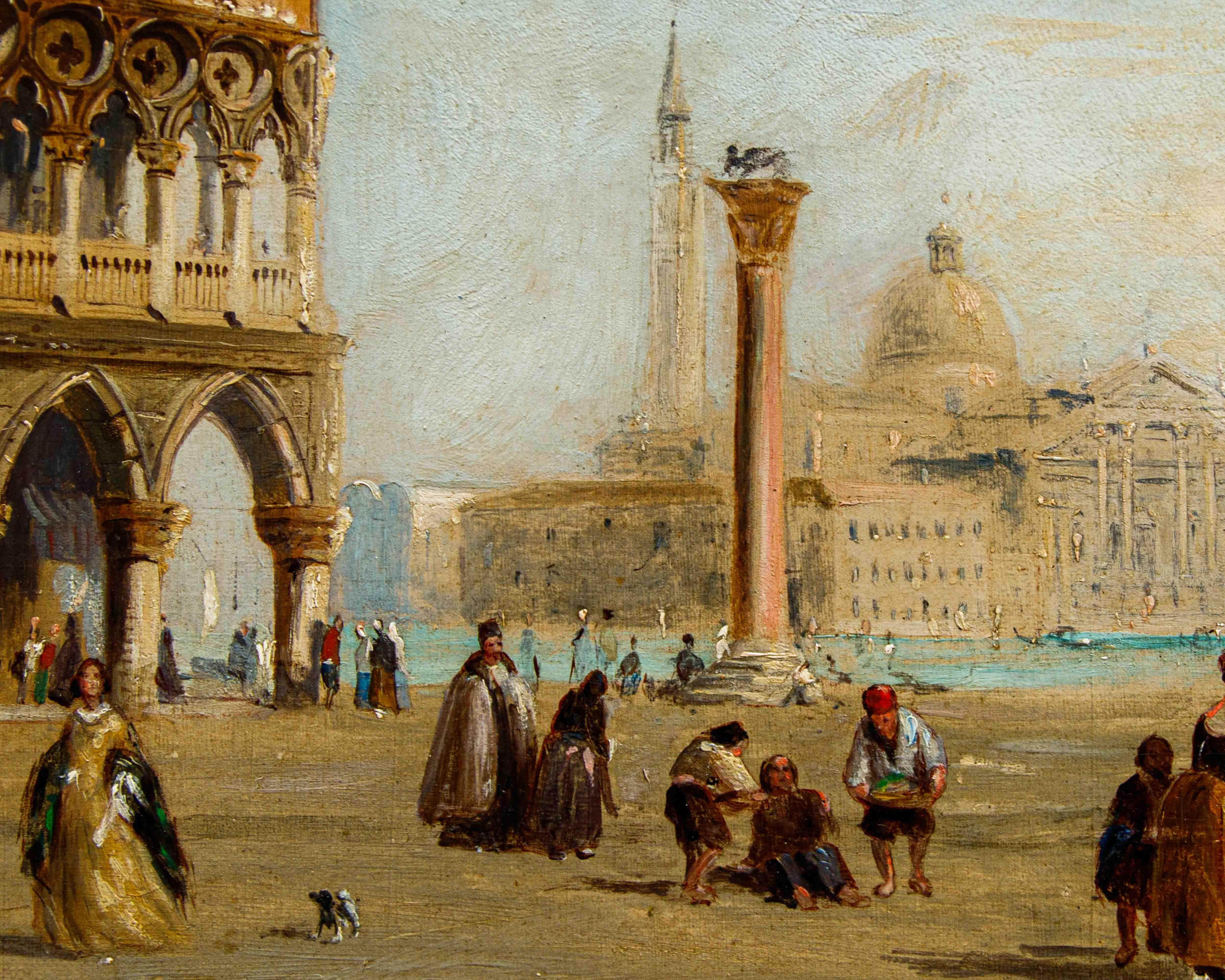 vista de la Plaza de San Marcos - Painting Otro estilo de arte de Edward Pritchett