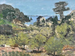 Hope Cove - Mid 20th Century Devon England Coastal Landscape Oil Painting