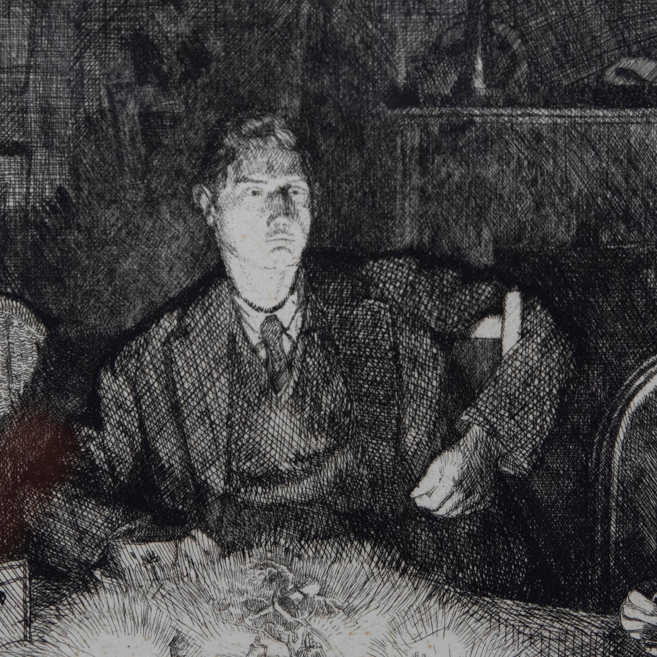 Edward R. Payne ARCA (1906-1991) - Mid 20th Century Etching, The Family For Sale 2