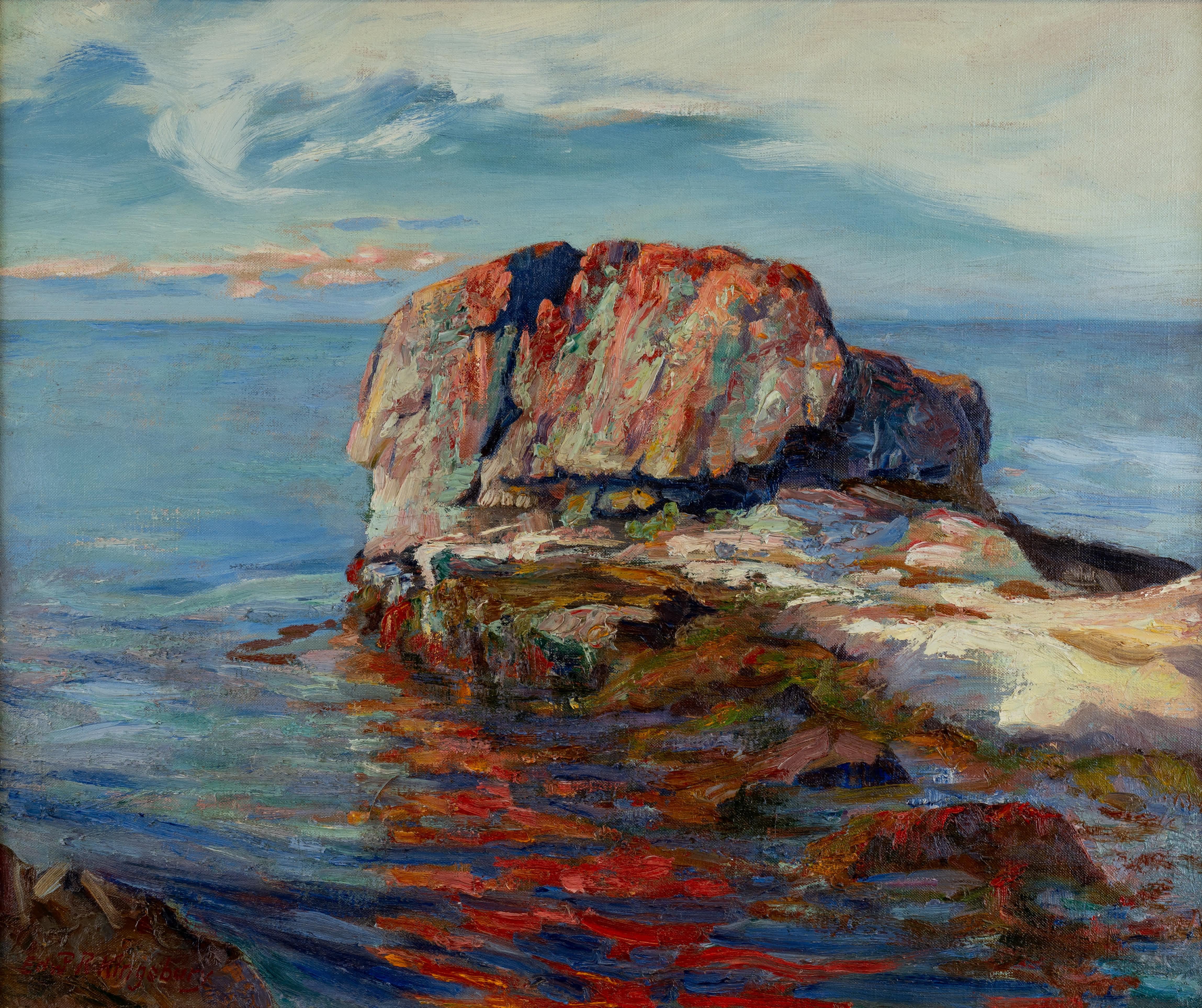 Orilla fauvista - Painting de Edward Reynolds Kingsbury 