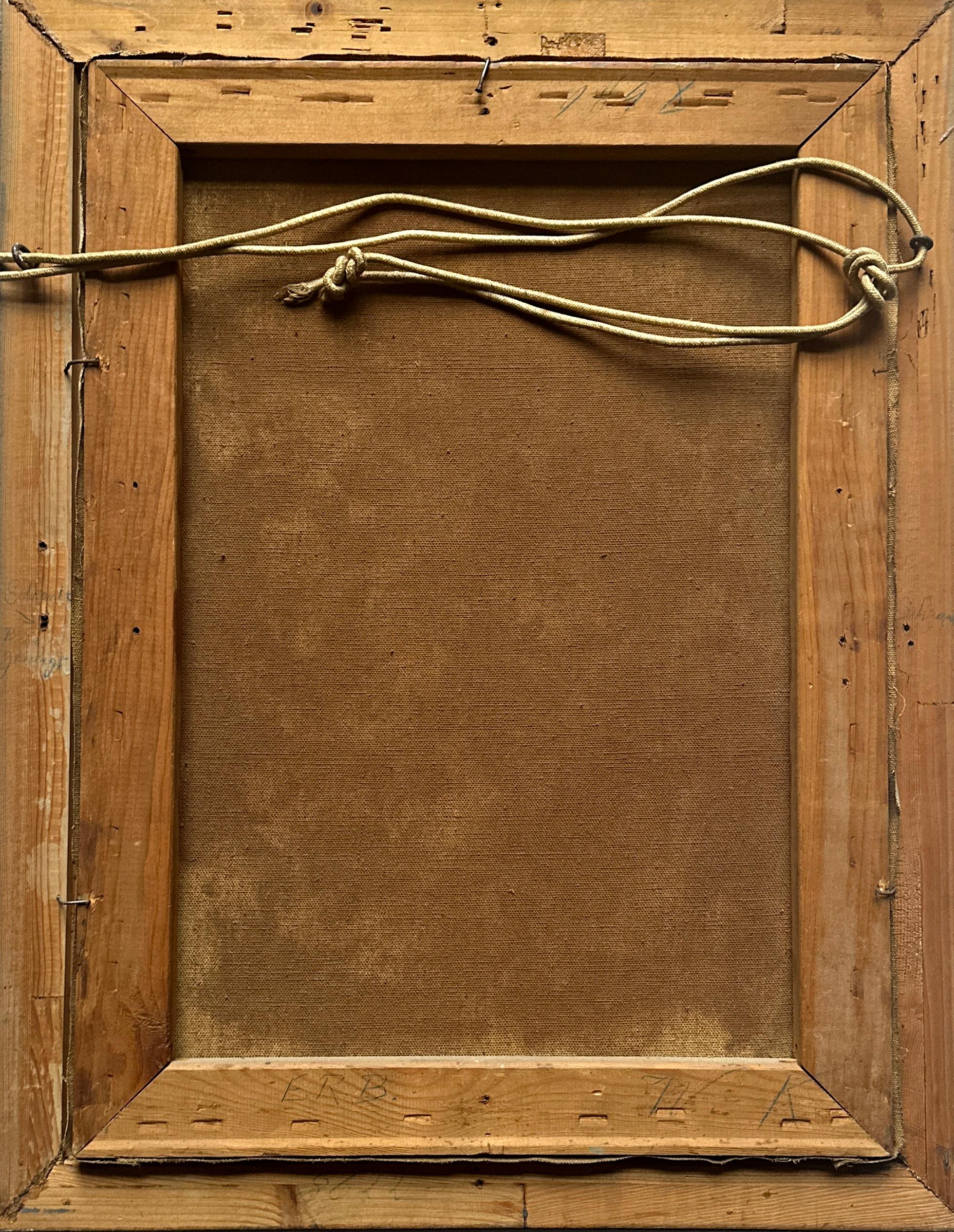 Nightscape Oil-Paint, Californian Sacramento Artist, Impressionist, Museum For Sale 2