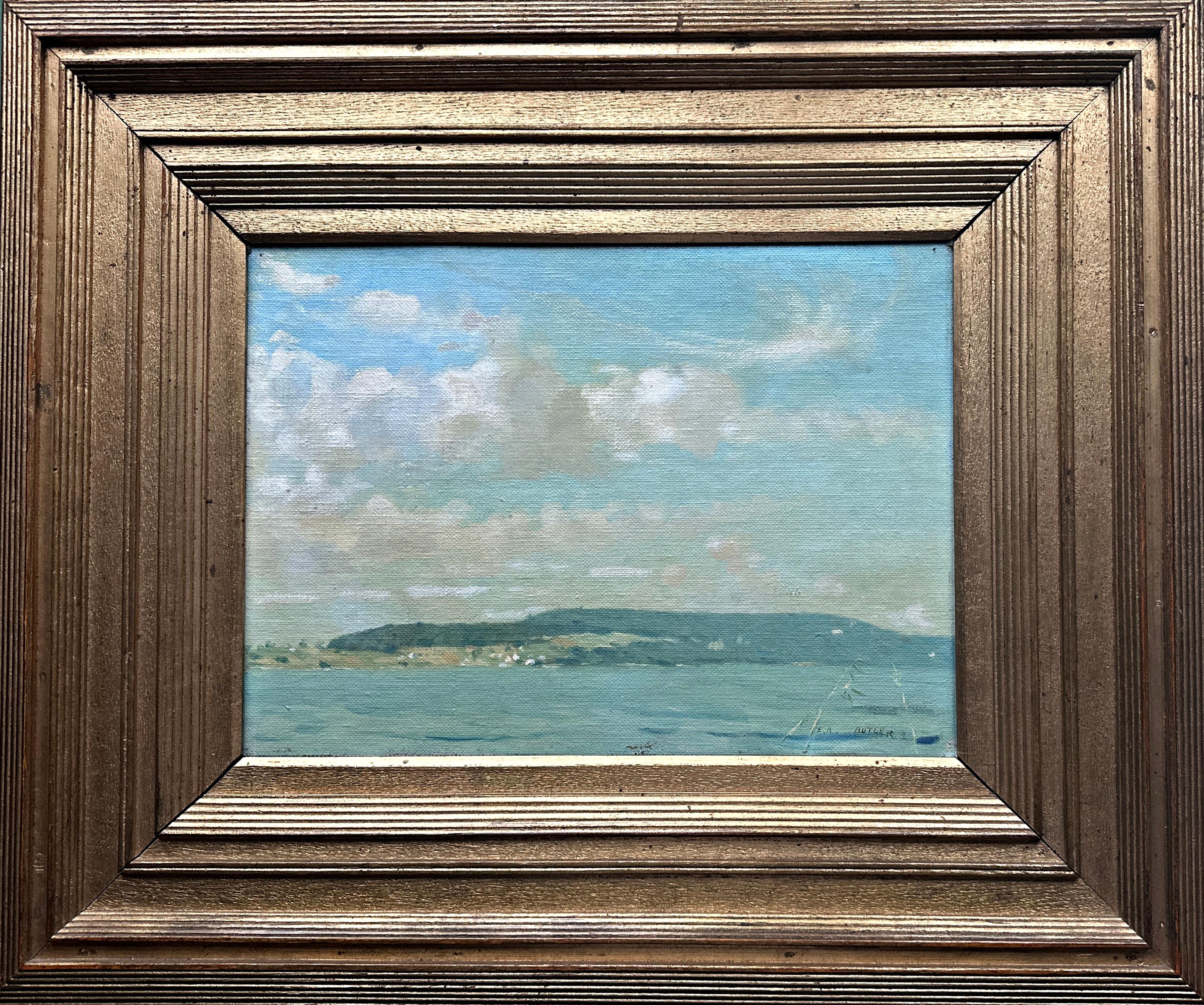 Sommer Landschaft Ölgemälde, Kalifornischer Künstler aus Sacramento, Impressionist, Museum