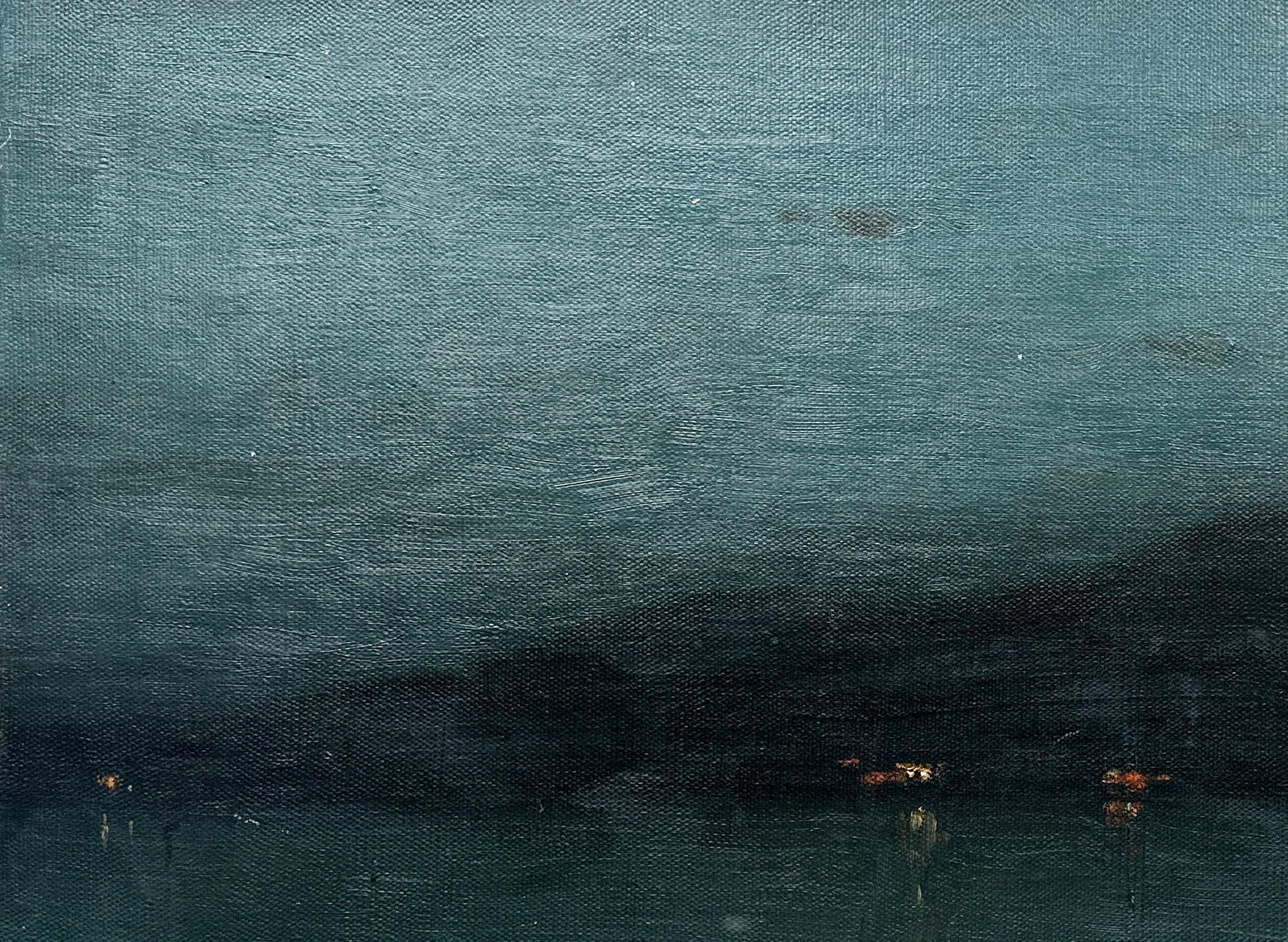 Edward Richie Butler
Sacramento 1855 - 1916 Lüderitz

Noche estrellada, circa 1907

Óleo sobre lienzo colocado sobre tabla
firmado y titulado en alemán en el reverso
Tamaño: 40,5 x 46 cm

Estado original, se podría limpiar,  pequeño arañazo en la