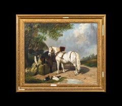 Feeding The Plough Horses, 19th Century