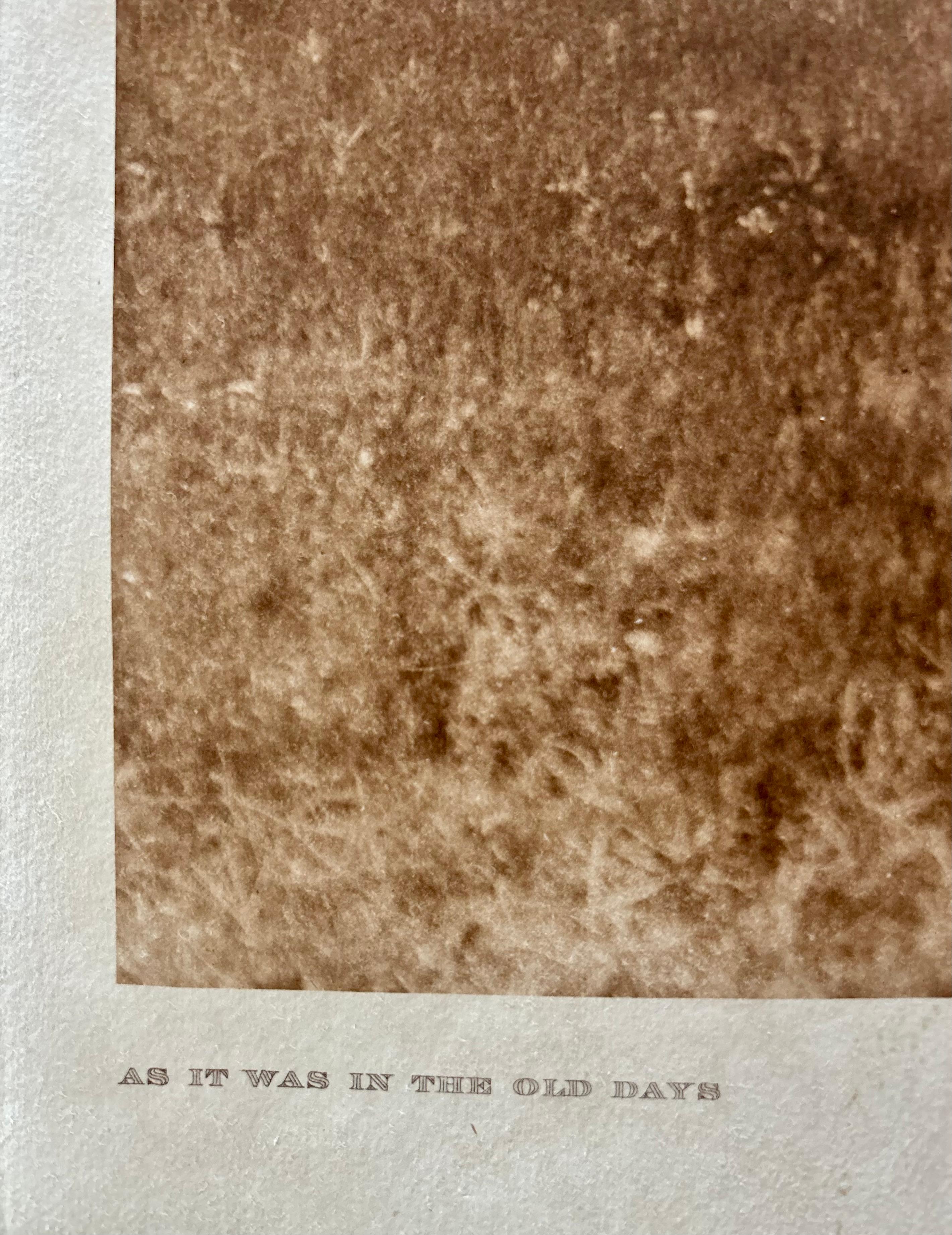 Colonial américain Edward S Curtis (1868-1952) « As It Was In The Old Days », 1927 en vente