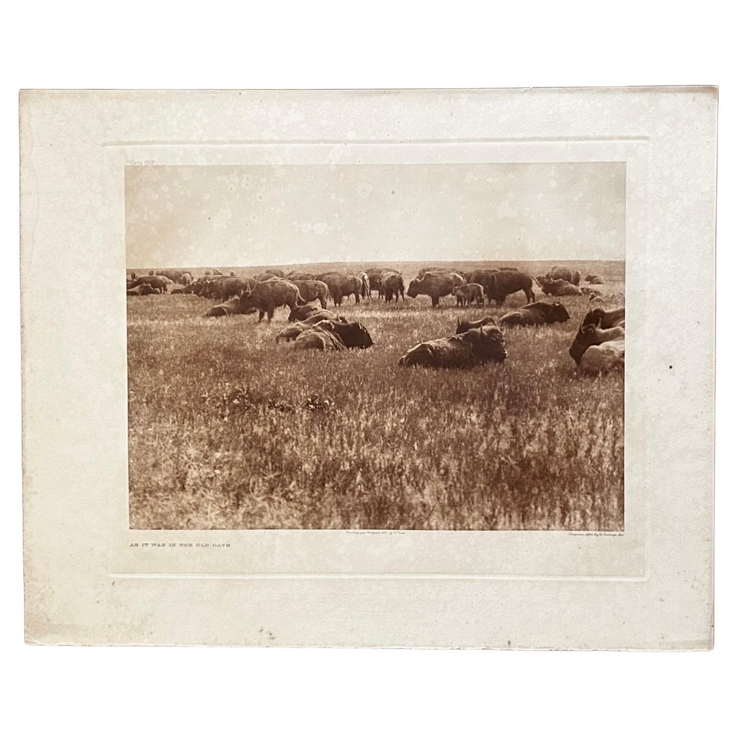 Edward S Curtis (1868-1952) As It Was In The Old Days, 1927