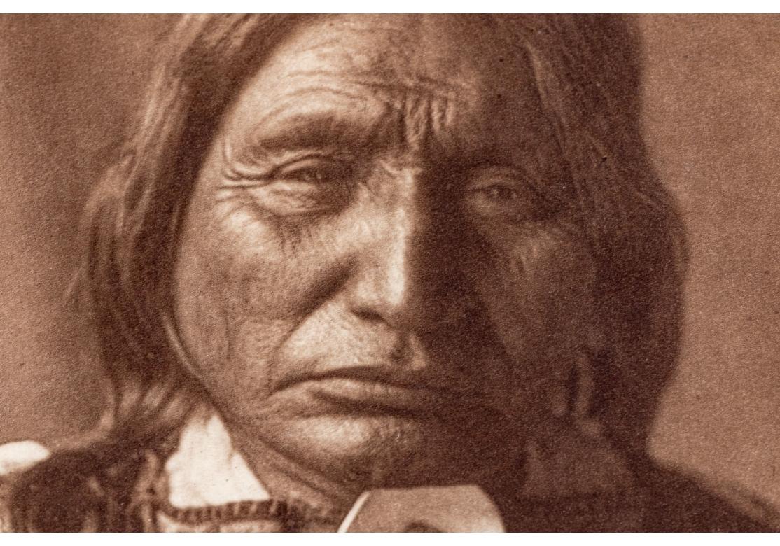 Edward S. Curtis (1868-1952) Raro fotograbado en sepia titulado 