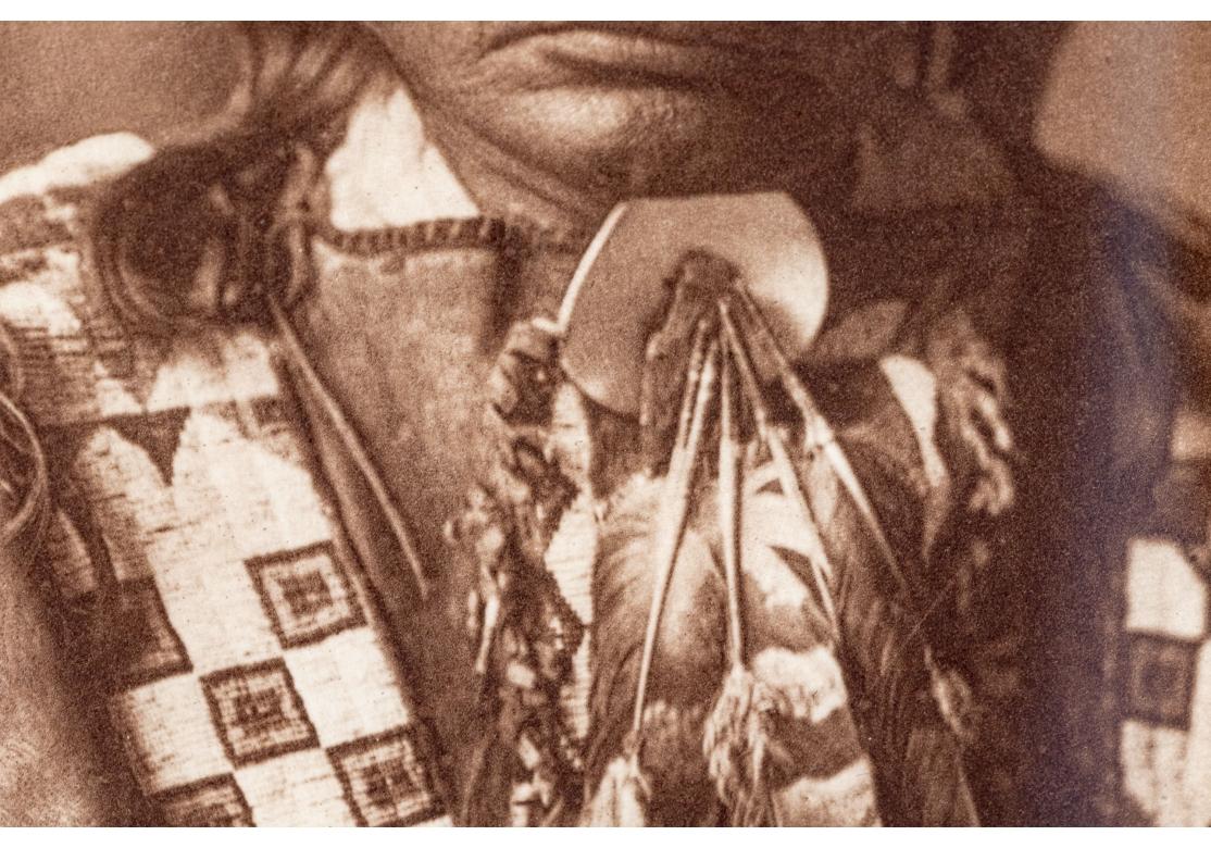 Edward S. Curtis (1868-1952) Raro fotograbado en sepia titulado 