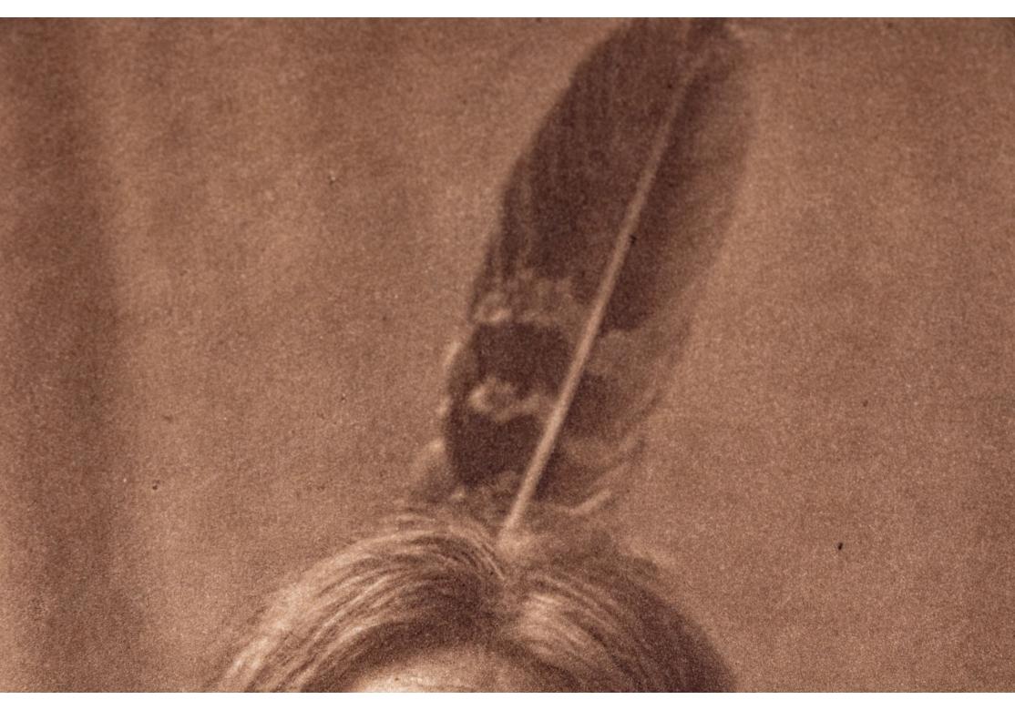 Edward S. Curtis (1868-1952) Raro fotograbado en sepia titulado 